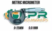 Micrometer Outside ( 0-25mm .01mm increments) *Workshop Quality Tool*