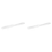 2PK Butterie Silicone Spatula Flexible Non-Stick Kitchen Tool 24.1x2.5cm White