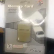Performance Sony PlayStation 1 PS1 Memory Card + Case Holder, New & Sealed