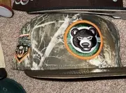 SOUTH BEND CUBS REAL TREE CAMO WHEAT BOTTOM UV NEW ERA FITTED 7 1/4
