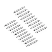 20pcs Watch Band Pin 8mm Stainless Steel Spring Bar Pins 1.2mm Dia.