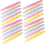 Gadpiparty 100Pcs Multi Functional Eyelash Tweezers Set Precision Eyebrow Shaping Tools Durable Lash Applicator for Easy Makeup Curling Lashes Applying False Lashes