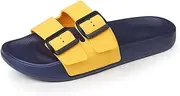 [HYDLONGR] Men's Women's Lightweight Open Toe Slip-on Flat Garden Sandals Beach Slippers Clogs Mules Shoes