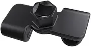 AIMALL Universal Wrench Extender Adaptor, 1/2 Inch Drive, 21mm Hex, Durable Carbon Steel, Black