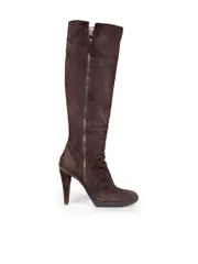 Stuart Weitzman x Russell & Bromley Brown Suede Knee High Boots