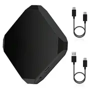 Wireless Carplay Adapter for Usb & Usb-c / Type-c - Black