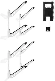 Katai Surfboard Wall Mount Rack – Adjustable Storage for Surfboards, Wakeboards, SUPs, Snowboards, Paddle Boards, Skateboards, Kayaks, and Longboards, Wall Hanger for Garage – Includes Board Comb Tool