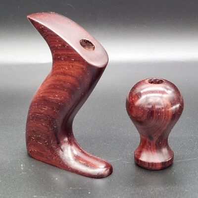Cocobolo Tote & Knob for Stanley No 3, 4, or 5 1/4 Hand Plane w/ Low Knob