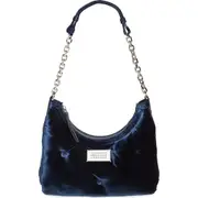Maison Margiela Small Glam Slam Velvet Hobo Bag in Cosmo at Nordstrom One Size