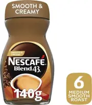 NESCAFÉ Blend 43 Smooth and Creamy Instant Coffee 140g-Au