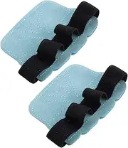 FOYTOKI Weightlifting Hand Grips Workout Gloves for Weightlifting Lifting Gloves Pad Workout Gloves for Fitness Leather Weightlifting Grip Weight Lifting Hand Grips Grip Pads Brown