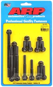 ARP Timing Cover and Aluminum Water Pump Bolts Chromoly Black Oxide 12-Point Hex Head for Ford 289 302 Kit