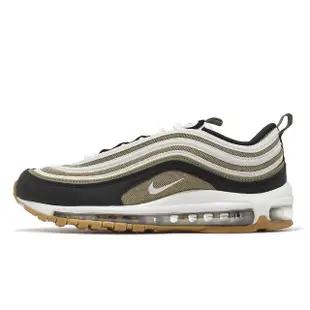 【NIKE 耐吉】休閒鞋 Air Max 97 男鞋 棕綠 黑 氣墊 復古 運動鞋(921826-203)