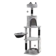 Costway Large Cat Tree Tower w/Condo Sisal Scratching Posts Kitty House