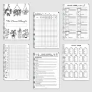 Garden Planner And Log Book Flower Garden Magazine Guide Track Notebook Garden