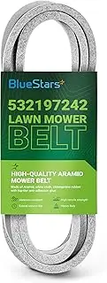 BlueStars 532197242 Mower Deck Belt - for Husqvarna YTH24V48 YTH24K48 YTH2348 YTA24V48 Craftsman AYP Poulan Lawn Tractors with 48" Mower Deck - Aramid Cord Deck Drive Belt 138.75" x 0.65"