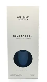 Williams Sonoma Blue Lagoon Fragrance Reed Diffuser Coconut Aloe Bamboo