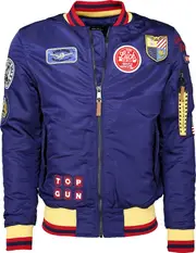 Top Gun Flying Flag, textile jacket , color: Blue , size: S