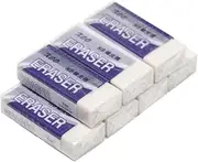 Operitacx 20pcs Whiteboard Erasers Dry Erase Chalk Board Eraser for School Student Drawing Exam Stationery