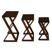 Manhattan Nesting Table - Set of 3 - Mahogany