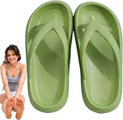 [Dusehu] Flop Slipper for Women | Shower Women EVA Slippers with Thick Sole,Ergonomic Lightweight Loafers Anti Slip for Gym, Garden, Spa, Bedroom, Dormitory, Beach, Swimming Pool