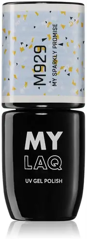 MYLAQ UV My Promise gel nail polish color My Sparkly Promise 5 ml