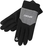 LeoLeoii Motorcycle & Cycling Hand Protectors – Thickened Windproof Touchscreen Gloves for Winter, Camping & Outdoor Riding (Black)
