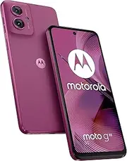 Motorola Moto g55 5G Smartphone (6.49" FHD+ Display, 50MP Camera, 8/256GB, 5000mAh, Android 14) Twilight Purple (Vegan Leatherette) + Protective Cover [Amazon Exclusive]