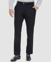 $114 Geoffrey Beene Men's Blue Classic Fit Suit Trousers Pants Size 34W 32L
