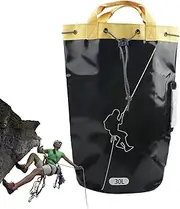 [Hogvinnatil] Climbing Bag, Tool Organiser for Ropes, Robust Weatherproof Backpack with High Tear Resistance and Non-Slip Surface for Tree Care, Camping, Hiking, Equipment, Outdoor, 30L, Siehe
