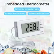 -50~300℃ Embedded Digital Display Thermometer LCD Display Electronic Thermometer