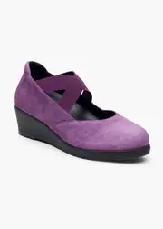 [Taking Shape] Taking Shape Orthotic Elastic Court Shoe Size 39 in Purple - Women's Shoes Purple