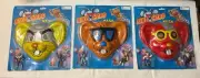 1993 Biker Mice Mars Bootleg Mask Mini PVC Figure Lot Throttle Modo