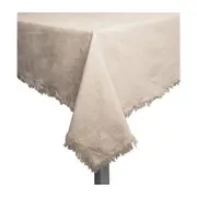J.Elliot Avani 150x250cm Cotton Table Cloth Protector Party Desk Cover Sandstone