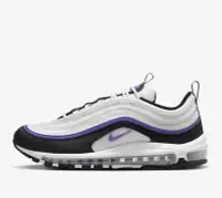 在飛比找Yahoo!奇摩拍賣優惠-NIKE Air Max 97 黑白紫921826-109。