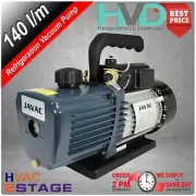 140 lpm 2 Stage Vacuum Pump Refrigerant Refrigeration Gauges Tools Air Condition