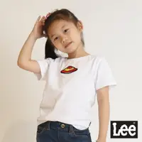 在飛比找樂天市場購物網優惠-Lee 飛碟繡標短袖T恤 白 男女童裝