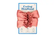 Heatless Curling Rod Headband Hair Accessories For Women-Red