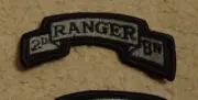 ARMY PATCH, 2ND RANGER BATTALION ,ACU, WITH HOOK LOOP FASTENER