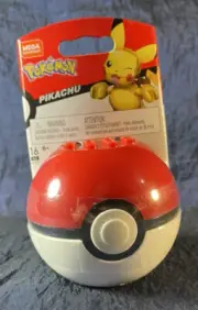 Mega Construx - Pokemon: Pikachu (Winking) Poke Ball (NEW/SEALED)