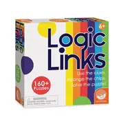 Mindware Logic Links Tabletop Multiplayer Party Puzzle Chip Board Game 6y+