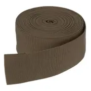 10 Yard x 50mm Nylon Webbing Strap for Backpack Strapping, Sewing, Dark Brown