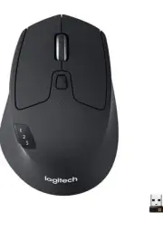Logitech M720 Triathlon Multi-Device Wireless Mouse, Bluetooth, USB Unifying Rec