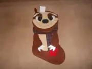 Sloth Christmas Stocking 20" from Hobby Lobby new with tag