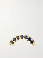 [Andrea Fohrman] Andrea Fohrman - 14-karat Gold Sapphire Earring - Blue - One size One size Blue