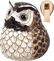 Spare Keys Hider, Fake Animal Hidden Key Box, Outdoor Weatherproof Hide-a-Spare-Key, Safe Key Storage Box Outside Yard Garden Statues Ornament for Garden Outdoor (Owl)