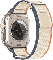 [Aizgalxor] Trail Loop Band Compatible for Apple Watch Ultra 49mm 46mm 45mm 44mm 42mm(Series 3/2/1), Sport Nylon Braided Replacement Strap Compatible with iWatch Ultra 2/Series 10/9/8/7/6/5/4/3/2/1/SE