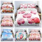 Videogames Kirby03 Girls Doona/Quilt/Duvet Cover Bedspread Set Single Queen Size