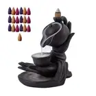 Burner Buddha Hand Backflow Incense Waterfall Burner Smoke Incense Holder6431
