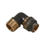 Brasshards 20FL x 20MI Brass Male Flared Compression Elbow